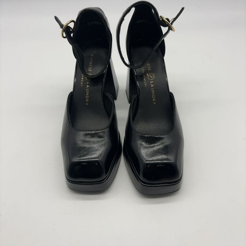 Chinese Laundry Black Patent leather heels - Picture 1 of 5